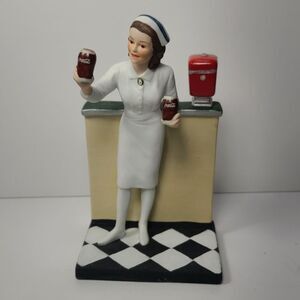 RARE COCA-COLA QUALITY YOU CAN TRUST Porcelain Figurine Heirloom Tradition 1986